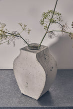 Load image into Gallery viewer, Art vase created by the Prague artist Petra Svejdarova a.k.a. Prasklo. Used materials are recycled glass and raw concrete without any plastificators.
